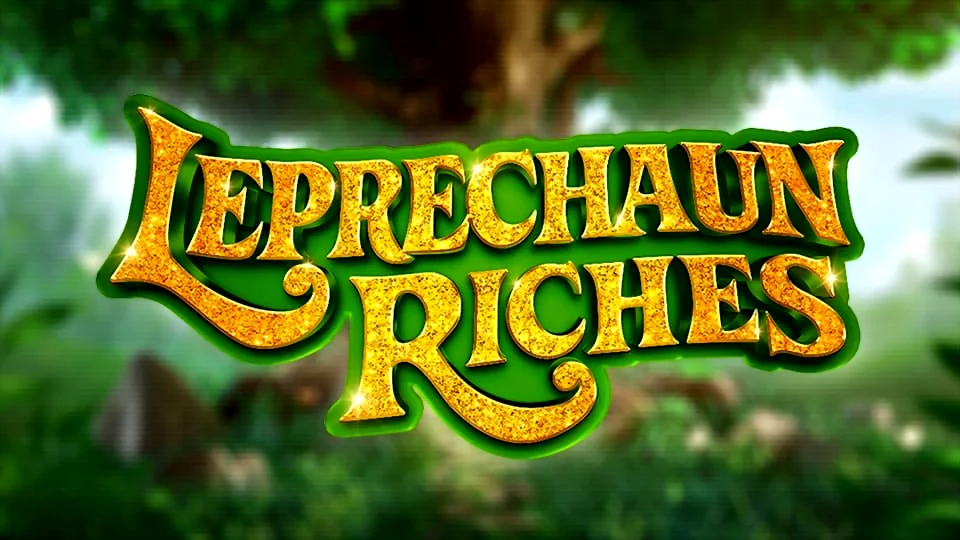 leprechaun riches slot logo